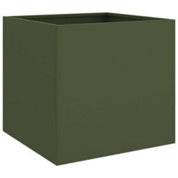 Walplus Planter Olive Green 42X40X39 Cm Steel - thumbnail 2