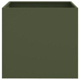 Walplus Planter Olive Green 42X40X39 Cm Steel - thumbnail 4