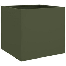 Walplus Planter Olive Green 42X40X39 Cm Steel - thumbnail 6