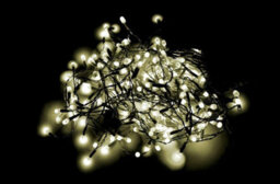 Shatchi 750 Leds Warm White Compact Lights Green Cable With 8 Effects Multifunction Auto Memory Indoor/outdoor Christmas Home Decorations