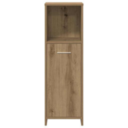 Berkfield Durable 3 Piece Bathroom Furniture Set Artisan Oak Engineered Wood - thumbnail 7