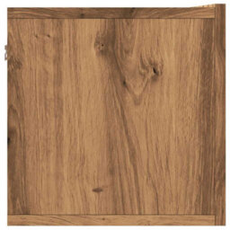 Berkfield Wall Mounted Tv Cabinet Artisan Oak 80X30X30 Cm Engineered Wood - thumbnail 5