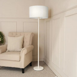 Standard Standing Floor Lamp Base Living Room Lounge Bedroom Reading Stem Light - thumbnail 3
