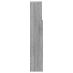 Berkfield Headboard Cabinet Grey Sonoma 140X19X103.5 Cm - thumbnail 6