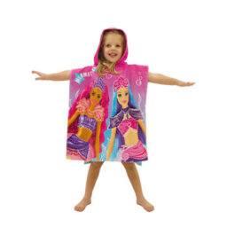 Barbie Kids Mermazing 100% Cotton Towel Poncho Hooded Beach - thumbnail 2