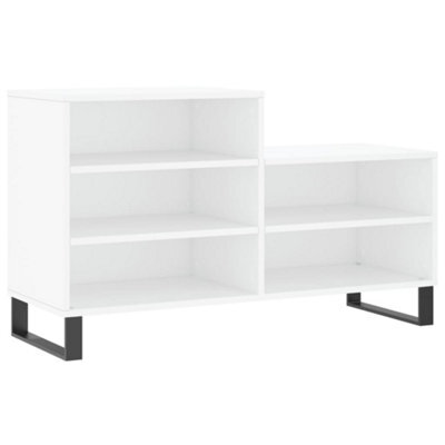 Berkfield Modern Shoe Cabinet White 102X36X60 Cm Engineered Wood