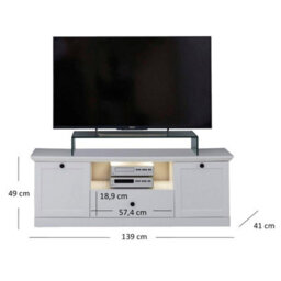 Heze Furniture Brandson 2 Door & Drawer Modern Design Tv Unit With Storage - thumbnail 5