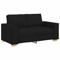 Vidaxl Sofa Set With Cushion 3 Pcs Black 220 X 78 X 84 Cm Fabric - thumbnail 5