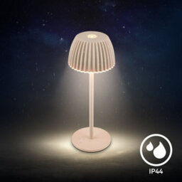 Briloner Beige Rechargeable Battery Led Table Lamp 15Cm - thumbnail 8