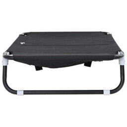 Vidaxl Dog Bed 90 X 55 X 18 Cm Steel Black - thumbnail 5