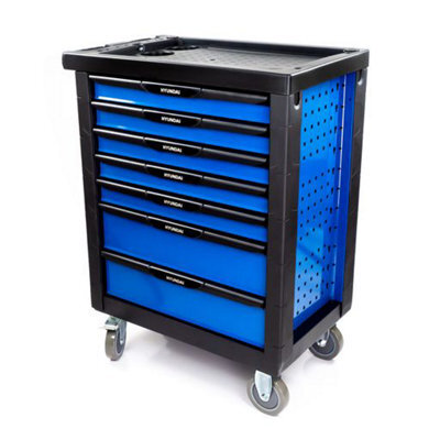 Hyundai 175 Piece 7 Drawer Castor Mounted Roller Tool Chest Cabinet Hytc9006 - image 1