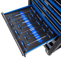 Hyundai 175 Piece 7 Drawer Castor Mounted Roller Tool Chest Cabinet Hytc9006 - thumbnail 6