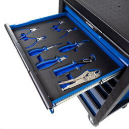 Hyundai 175 Piece 7 Drawer Castor Mounted Roller Tool Chest Cabinet Hytc9006 - thumbnail 3