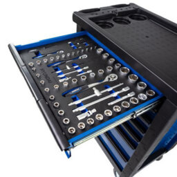 Hyundai 175 Piece 7 Drawer Castor Mounted Roller Tool Chest Cabinet Hytc9006 - thumbnail 2