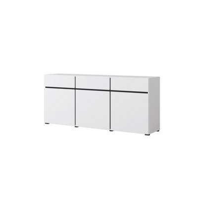 Arte Kross 43 Sideboard Cabinet In White - W1800mm H780mm D400mm, Sleek Storage Solution - image 1