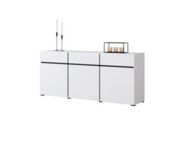Arte Kross 43 Sideboard Cabinet In White - W1800mm H780mm D400mm, Sleek Storage Solution - thumbnail 3