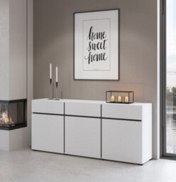 Arte Kross 43 Sideboard Cabinet In White - W1800mm H780mm D400mm, Sleek Storage Solution - thumbnail 6