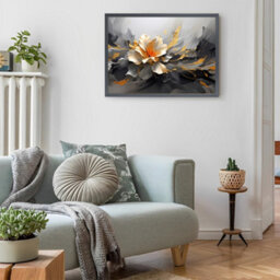 AK Frames A2 Classic Dark Grey Modern Picture Frame - Poster Frame For Photos, Prints And Wall Art - Elegant Home Decor - thumbnail 5