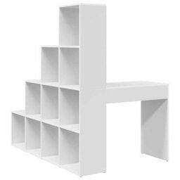 Berkfield Corner Desk White 101.5 X 149.5 X 149.5 Cm Engineered Wood - thumbnail 6