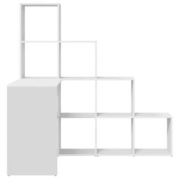 Berkfield Corner Desk White 101.5 X 149.5 X 149.5 Cm Engineered Wood - thumbnail 5