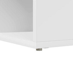 Berkfield Corner Desk White 101.5 X 149.5 X 149.5 Cm Engineered Wood - thumbnail 7