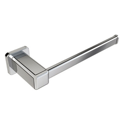 Plum&clay Vera Bathroom Wall Mounted Chrome Towel Bar