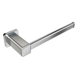 Plum&clay Vera Bathroom Wall Mounted Chrome Towel Bar