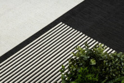RugsX Carpet Sisal Flat 49384690 Abstraction Cream Black 80X150 Cm - thumbnail 5