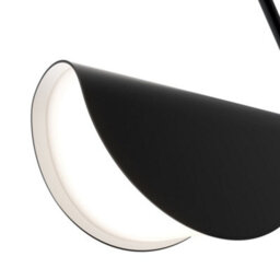 Luminosa Lighting Luminosa Mollis Modern Pendant Ceiling Light Black, Acrylic Shade - thumbnail 3