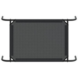 Vidaxl Elevated Dog Bed Black S Textilene - thumbnail 6