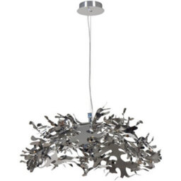Luminosa Lighting Luminosa Coral Ribbon Pendant Ceiling Light Stainless Steel