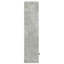 Berkfield Durable Bookcase Concrete Grey 31X24X102 Cm Engineered Wood - thumbnail 6