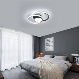 Pheashine Led Ceiling Light, Black Round Led Ceiling Light 6500K White,suitable For Living Room, Bedroom, Hallway,40Cm - thumbnail 6
