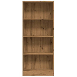 Vidaxl Bookcase Artisian Oak 60X24X143 Cm Engineered Wood - thumbnail 4