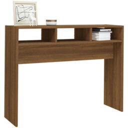 Vidaxl Console Table Brown Oak 105X30X80 Cm Engineered Wood - thumbnail 4