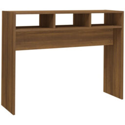 Vidaxl Console Table Brown Oak 105X30X80 Cm Engineered Wood - thumbnail 2