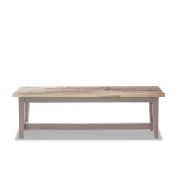 Statement Furniture Florence Solid Acacia Hardwood Dining Bench 140Cm - Truffle - thumbnail 5