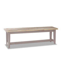 Statement Furniture Florence Solid Acacia Hardwood Dining Bench 140Cm - Truffle - thumbnail 2