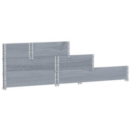 Berkfield 3-Tier Raised Bed Grey 120X80 Cm Solid Wood Pine - thumbnail 6
