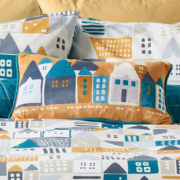 Fusion Nordica Yellow Luxe Velvet Filled Cushion