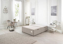 Somnior Beds Somnior 5Ft Millbank Ottoman Bed-Side Opening-Silver Plush - thumbnail 2
