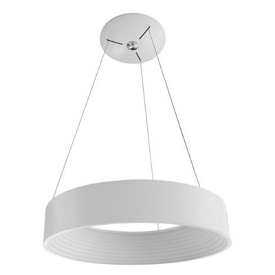 Luminosa Lighting Luminosa Modern Led Hanging Pendant White, Warm White 3000K 1760Lm