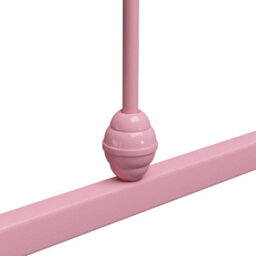 Berkfield Bed Frame Pink Metal 90X200 Cm - thumbnail 5
