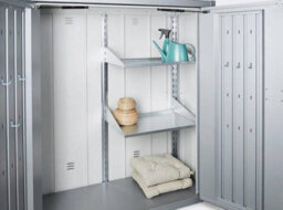 Biohort High Quality 4Ft X 2Ft Romeo Garden Patio Locker - Metallic Dark Grey - thumbnail 4