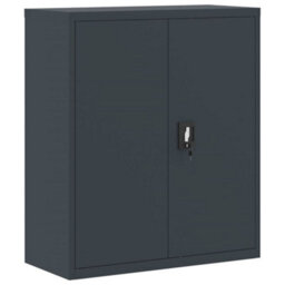 Vidaxl File Cabinet Anthracite 90X40X105 Cm Steel - thumbnail 2