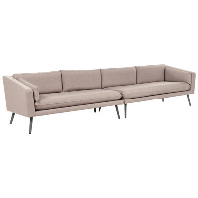 Beliani Garden Sofa 4 Seater Loretello Beige - image 1