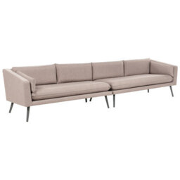 Beliani Garden Sofa 4 Seater Loretello Beige - thumbnail 1