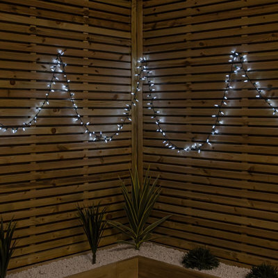 Samuel Alexander 7.5M 300 Led Multi-Action Christmas Fairy Cap String Lights With Timer In White - image 1