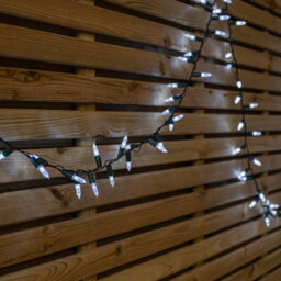 Samuel Alexander 7.5M 300 Led Multi-Action Christmas Fairy Cap String Lights With Timer In White - thumbnail 5
