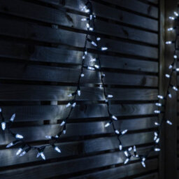 Samuel Alexander 7.5M 300 Led Multi-Action Christmas Fairy Cap String Lights With Timer In White - thumbnail 6